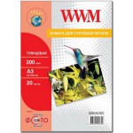 Купити WWM A3 Glossy Paper (G200.A3.20/C)