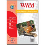 Купити WWM A3 Glossy Paper (G180.A3.20)