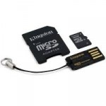 Купити Kingston MicroSD 16Gb + SD-adapter + USB-reader (class 10) (MBLY10G2/16GB)