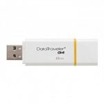 Купити Kingston 8Gb DataTraveler G4 (DTIG4/8GB) White-Yellow
