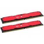 Купити Оперативна пам’ять GoodRam Iridium Red DDR4 2x8 ГБ (IR-R2400D464L15S/16GDC)  