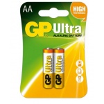 Купити Батарейка GP LR6/AA 1.5V Ultra Alkaline Blister 2шт. (15AU-U2)