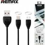 Купити Кабель Remax RC-050t 2in1 Lightning/MicroUSB Black (59889)