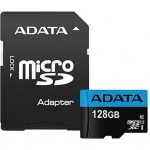 Купити  Карта пам'яті A-DATA 128GB microSD class 10 UHS-I A1 Premier (AUSDX128GUICL10A1-RA1)