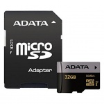 Купити Карта пам'яті A-DATA 32Gb microSDHC Ultra UHS-I +SD адаптер Class 10 (AUSDH32GUICL10-RA1)