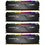 Купити Оперативна пам'ять Kingston HyperX Fury RGB DDR4 128Gb 3600MHz 4х32Gb (HX436C18FB3AK4/128)