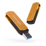 Купити eXceleram 128GB P2 Series Gold-Black USB 3.1 Gen 1 (EXP2U3GOB128)