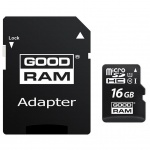 Купити Карта пам'яті GoodRam 16GB microSDHC Class 10 (M1AA-0160R12)