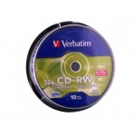 Купити Диск Verbatim CD-RW (43480) 10шт