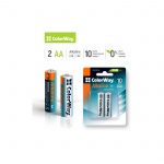 Купити Батарейка ColorWay AA LR6 Alkaline Power лужні 2шт. (CW-BALR06-2BL) 