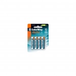 Купити Батарейка ColorWay AA LR6 Alkaline Power лужні 4шт. (CW-BALR06-4BL) 