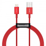 Купити Кабель Baseus Superior Series Fast Charging 2.4A AM Lightning 1m Red (CALYS-A09)