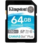 Купити Карта пам'яті Kingston 64GB Canvas Go Plus SDXC (SDG3/64GB)