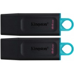 Купити Kingston 64GB DataTraveler Exodia USB 3.2 G1 Black-Blue 