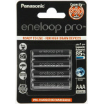 Купити Акумулятор Panasonic AAA 4шт Eneloop Pro (BK-4HCDE/4BE)